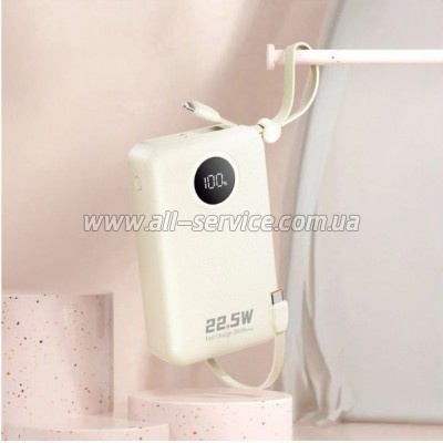 ������� ������������� Dudao 20000mAh K14+ PD 22.5W White (6977196680023)