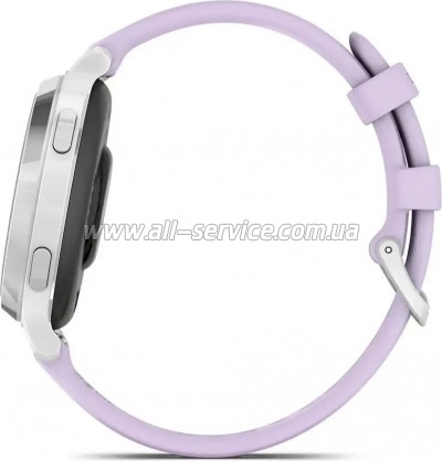 �����-���� Garmin Lily 2 Active, Silver/Jasmine Purple, Silicone, (010-02891-01)