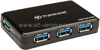 USB- Transcend SuperSpeed USB 3.0 Hub (TS-HUB3K)