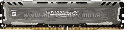  Micron Crucial Ballistix Sport DDR4 3200 8GB, Gray, Retail (BLS8G4D32AESBK)