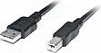    USB 2.0 AM/ BM 3.0m Pro black REAL-EL (EL123500027)