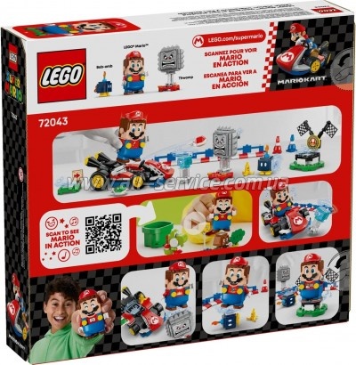 ����������� LEGO Super Mario Mario Kart � Interactive Mario � Standard Kart (72043)