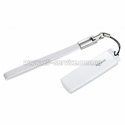 ������ Apacer 16GB AH336 White USB 2.0 (AP16GAH336W-1)