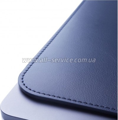 ����� ��� �������� BeCover 12" MacBook ECO Leather Deep Blue (709689)