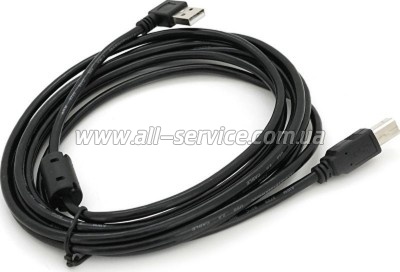 ������ ��� �������� USB 2.0 AM/BM 3.0m 90� corner black Ritar (YT-AM/BM90�-3.0B)