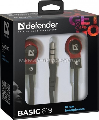 �������� Defender Basic 619 Black-Red (63619)