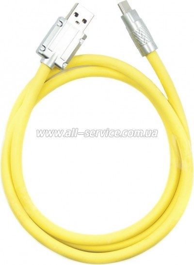 Дата кабель USB 2.0 AM to USB-C 1.0m yellow Dengos (PLS-TC-NS-YELLOW) Дата кабель USB 2.0 AM to USB-C 1.0m yellow Dengos (PLS-TC-NS-YELLOW)