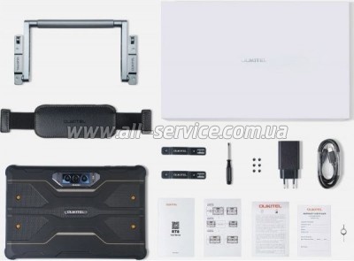  OUKITEL RT8 11" 6/256GB Dual Sim Black with hand (6931940756402)
