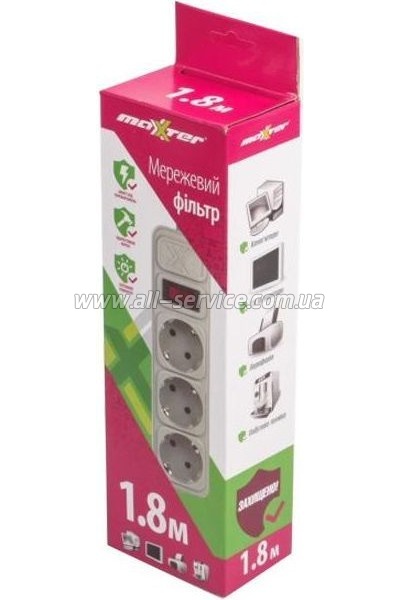 ������� ������ Maxxter SPM3-G-6G gray 1.8 � 3 ������� (SPM3-G-6G)