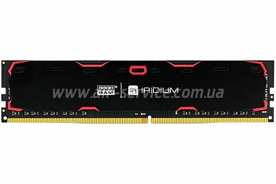 16Gb GOODRAM DDR4 2400MHz Iridium Black 2x8GB (IR-2400D464L15S/16GDC)
