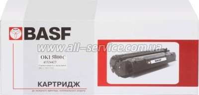 �����-�������� BASF OKI C5800/ C5900 ������ 43324423 Cyan (BASF-KT-C5800C-43324423)