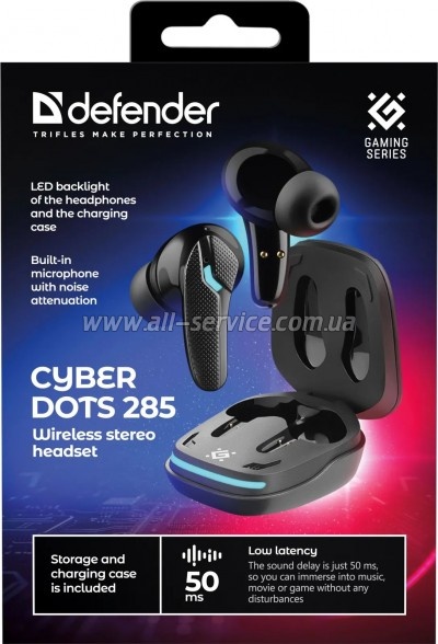 �������� Defender CyberDots 285 Bluetooth Black (63285)