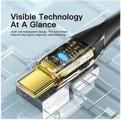 ���� ������ USB 2.0 AM to USB-C 1.0m 7A black Essager (EXCT-XJ01-P)