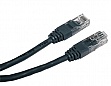 Патч корд Cablexpert UTP, категория 5E, 1 м, черный  (PP12-1M/BK)