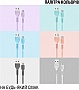 ���� ������ USB 2.0 AM to USB-C 1.2m Purple ACCLAB (1283126518270)