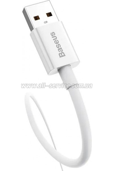 ���� ������ USB 2.0 AM to USB-C 2.0m 100W moon white Baseus (P10320102214-03)