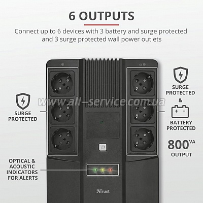 Trust Maxxon 800VA UPS (23326)