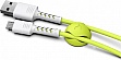 ���� ������ USB 2.0 AM to Micro 5P 1.0m Soft white/lime Pixus (4897058531176)