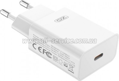 �������� ������� XO L126 20W USB-C PD White (L126_White)