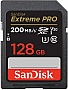 ����� ������ SanDisk 128GB SD class 10 UHS-I U3 V30 Extreme (SDSDXXD-128G-GN4IN)