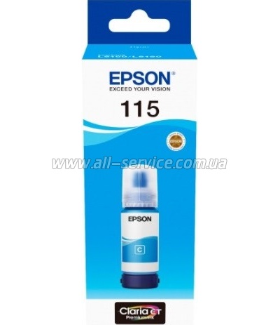  Epson 115 EcoTank L8160/ L8180 Cyan (C13T07D24A)