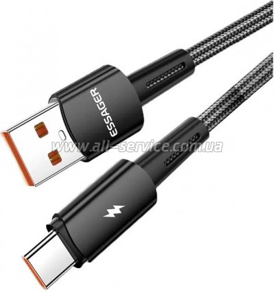 ���� ������ USB 2.0 AM to USB-C 1.0m 120W black Essager (EXC120-CG01-P)
