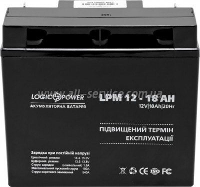 ������� � ��� LogicPower LPM 12V 18Ah (4133)