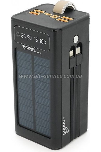 ������� ������������� 7GO 50000mAh PD 22.5W Solar Black (GPW-01 / 45006)