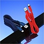 ���� ������ USB 2.0 AM to USB-C 1.0m 3A nylon X59 red HOCO (6931474744937)
