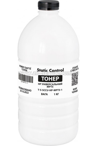 Тонер SCC HP LJ 1010/ P2035 Universal бутль 1000г Patron (UMPT5-1KG) Тонер SCC HP LJ 1010/ P2035 Universal бутль 1000г Patron (UMPT5-1KG)
