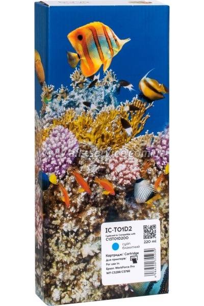 �������� Barva Epson T01D2 XXL Epson WorkForce Pro WF-C529RDW ������ C13T01D200 cyan (IC-T01D2)