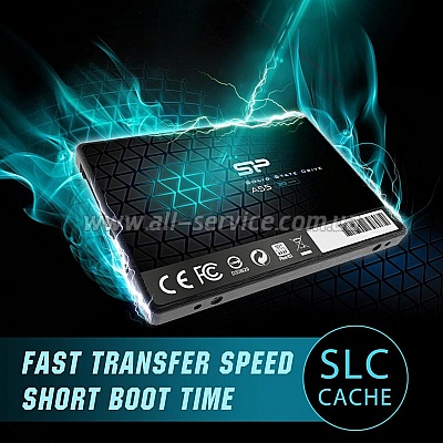 SSD  Silicon Power 256GB A55 2.5" SATA 3.0 (SP256GBSS3A55S25)