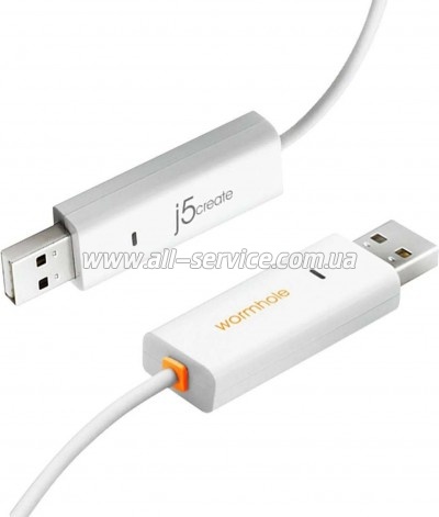 ���� ������ USB 2.0 AM/AM 1.8m Windows & Mac J5create (JUC400-N)