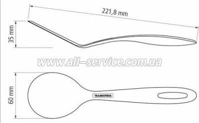 ������� �������� Tramontina Ability Round Black (25166/100)