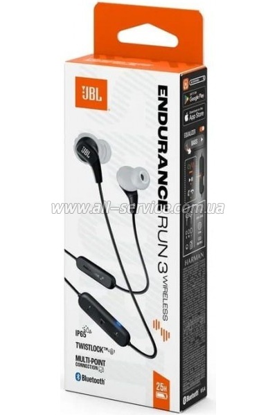 �������� JBL Endurance Run 3 Wireless Black (JBLENDURRUN3BTBLKG)
