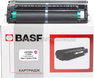 ����-�������� BASF OKI C5650/ C5750 ������ 43870006 Magenta (BASF-DR-C5650-43870006)