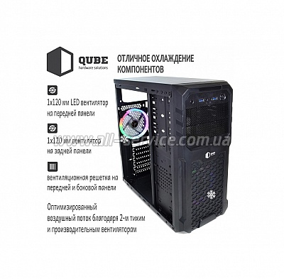  QUBE QB27A  Black (QB27A_WCNU3)