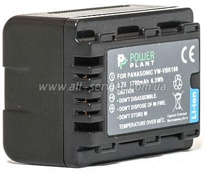 Аккумулятор PowerPlant Panasonic VW-VBK180 (DV00DV1291) Аккумулятор PowerPlant Panasonic VW-VBK180 (DV00DV1291)