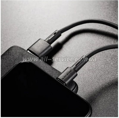 ���� ������ USB 2.0 AM to Lightning 1.0m 2.4A silicone black BOROFONE (6931474710352)