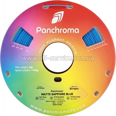 ������� ��� 3D-�������� Polymaker PLA PANCHROMA MATTE 1,75mm 1kg SAPPHIRE BLUE (CA04038)