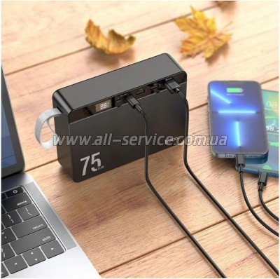 ������� ������������� HOCO 75000 mAh Overlord PD 20W Black (J94 / 714739)