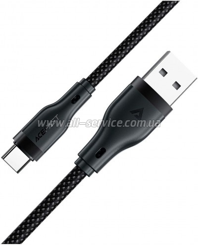 ���� ������ USB 2.0 AM to USB-C 1.2m 3.0A Acefast (6974316282693)