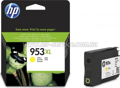  HP 953XL Officejet Pro 8210/ 8710/ 8720/ 8725/ 8730 Yellow (F6U18AE)