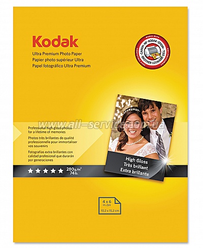  Kodak,   PREMIUM Photo Paper, ultra-glossy, 230g, 10x15, 75 (1137819)
