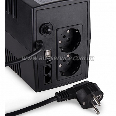  Vinga LCD 800VA plastic case with USB (VPC-800PU)