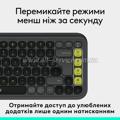  Logitech POP Icon Keys Bluetooth UA Graphite (920-013157)