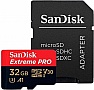   32GB SANDISK microSDHC Extreme Pro A1 C10 V30 U3 (SDSQXCG-032G-GN6MA)