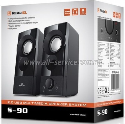   REAL-EL S-90 Black