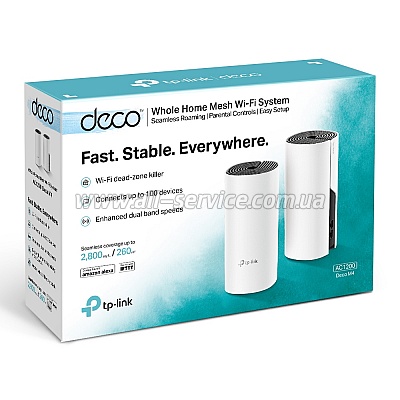 Wi-Fi Mesh  TP-Link Deco M4 (DECO-M4-2-PACK)