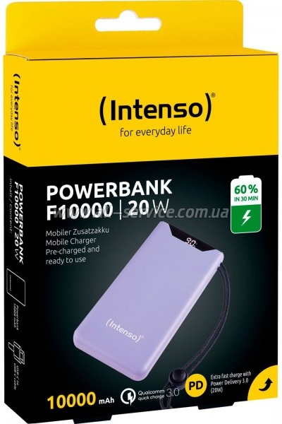   Intenso F10000 10000mAh QC3.0 purple (7332033)